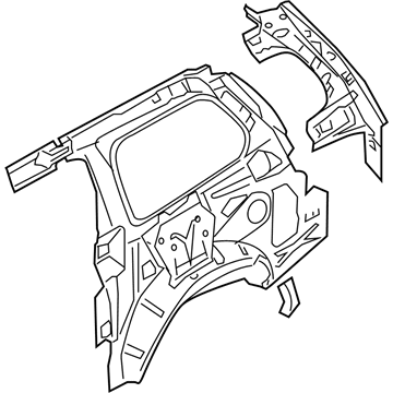 Nissan 76650-ZF730 Side-Inner Rear-RH