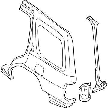 1999 Nissan Pathfinder Fender - G8100-0W031