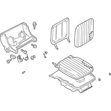 Nissan 88050-9Z510 Seat Kit-Jump,LH