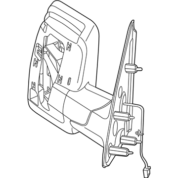 Nissan 96301-1PA6E Mirror Assy-Outside,RH