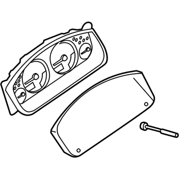 Nissan 24810-9BT1D Instrument Comb