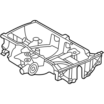 Nissan 11110-6CA1B PAN ASSY-OIL,UPPER