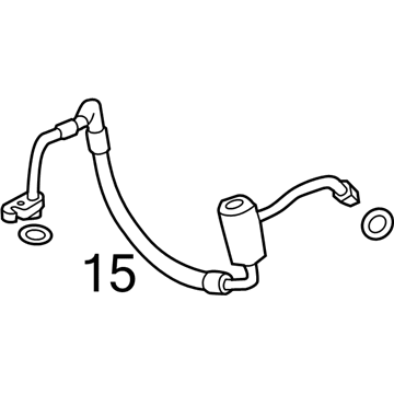 2011 Nissan Leaf A/C Hose - 92490-3NA0A