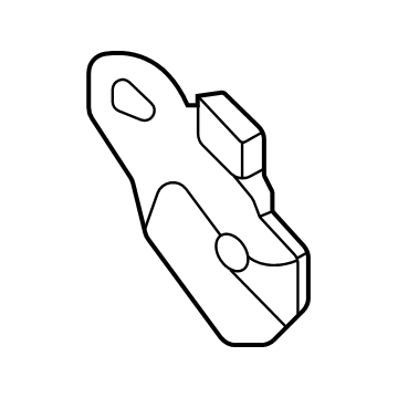 Nissan 253B6-4GA0A PLATE-BUMPER SENSOR