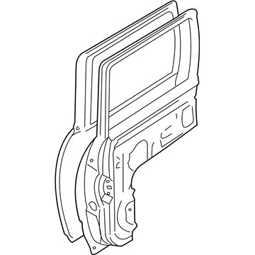 Nissan H2101-7Z030 Door Rear LH