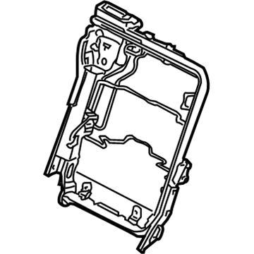 Nissan 88666-7S010 Frame Assembly-Back,2ND Seat Center