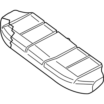 Nissan 88300-JA01C Cushion Assy-Rear Seat