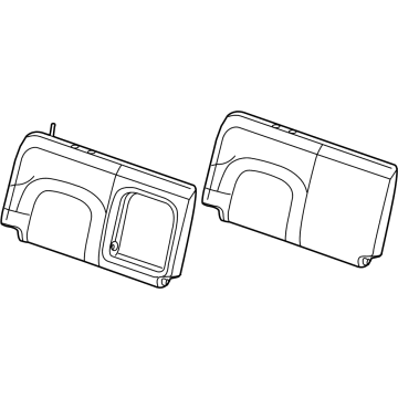 Nissan 88600-9BV6C BACK ASSY-REAR SEAT,RH