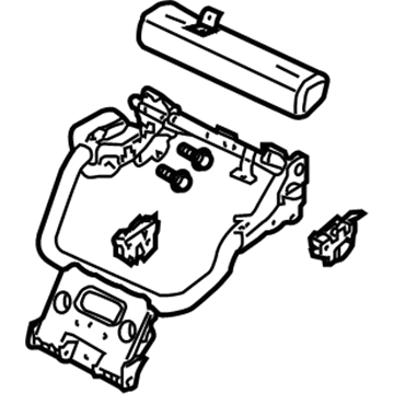 Nissan 88180-ZQ16C Support Rear Seat