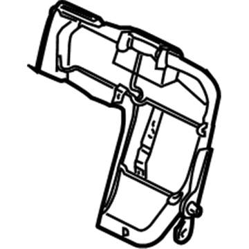 Nissan 88652-ZQ34A Frame Rear Seat Back