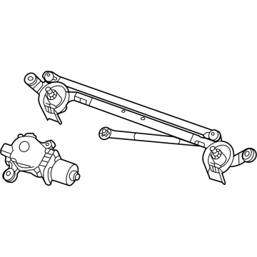 Nissan 28800-6RR0A Drive Assy-Windshield Wiper