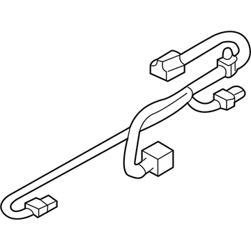 Nissan 24167-CD000 Harness Assembly-Licence Lamp