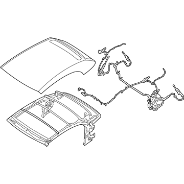 Nissan 97003-1GR0A Folding Roof Complete