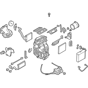 Nissan 27210-9KF0A Blower Assembly-Air Conditioner