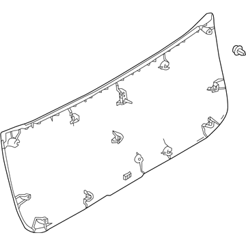 Nissan 90900-3WC0A Finisher Assy-Back Door