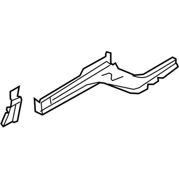 Nissan 75130-EL030 Plate-Closing,Front Side Member RH