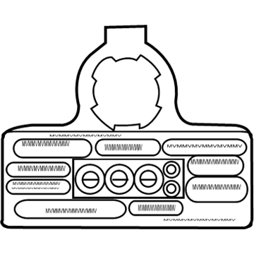 Nissan 27085-ZM20B Label-Caution, Air Purifier