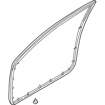 2001 Nissan Altima Door Seal - 80830-0Z800