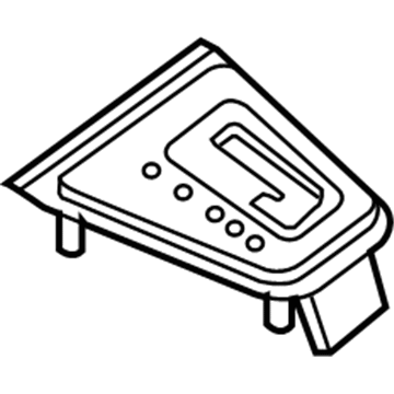 Nissan 96941-JA80A FINISHER-Console Indicator