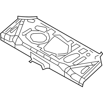 Nissan Juke Floor Pan - G4512-1KMMA