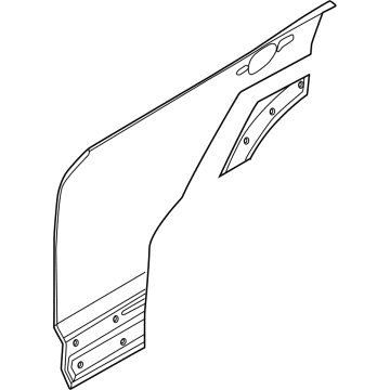 Nissan 82152-6TA0A Panel-Rear Door,Outer RH