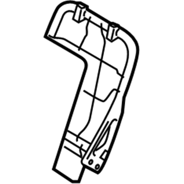 Nissan 88601-1FA0A Frame Rear Seat Back