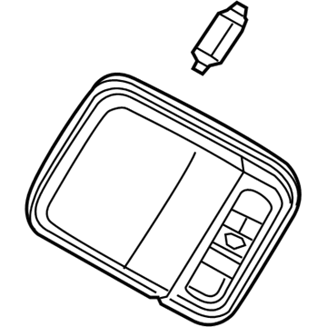 Nissan 26410-1PA0A Lamp Assembly-Room