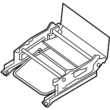 Nissan 87420-JA00A Dvice & Slide Assy-Front Seat Outer,RH