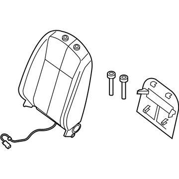 Nissan 87600-JB27C Back Assembly-Front Seat With Side Air Bag