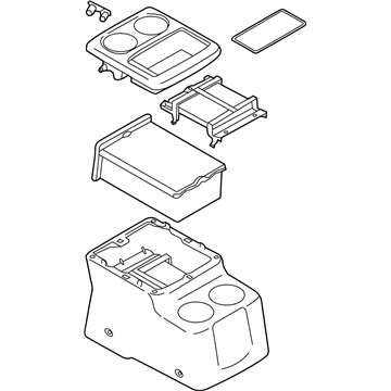 Nissan Quest Center Console Base - 96910-1JA0A