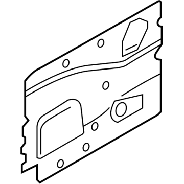 Nissan 82861-ZE60A SCRN Seal LH