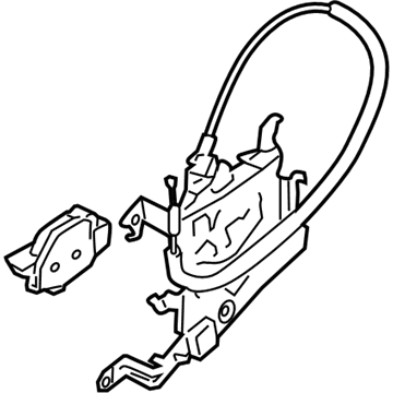 Nissan 90504-1PA0A Remote Control-Back Door Lock,RH