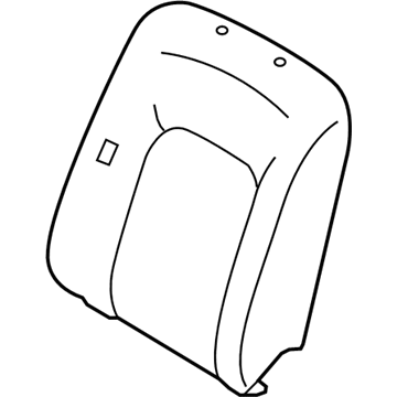 Nissan 87661-1GR0A Pad-Front Seat Back