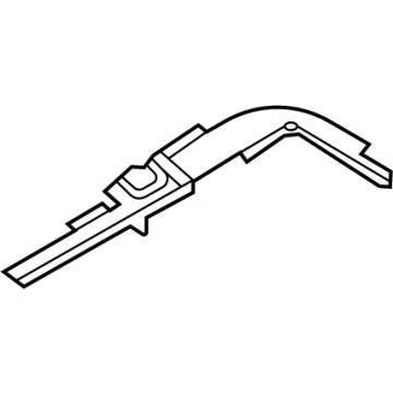 Nissan 64866-6LA0B BRACKET-BATTERY MOUNTING