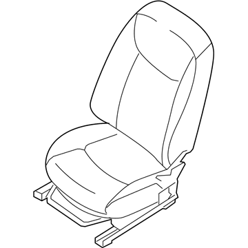 Nissan 87601-3YU6D Back & Cushion & Adjuster Assy