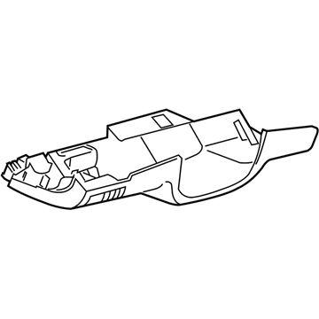 Nissan 68106-3TA7A Panel-Instrument Lower, Driver