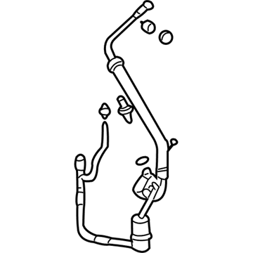 2000 Nissan Quest A/C Hose - 92480-7B000