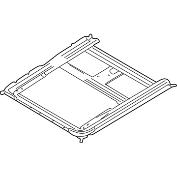 Nissan 91350-0W010 Rail Assy-Sunroof