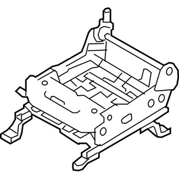 Nissan 87301-EZA1A Frame Assy-Cushion,Front Seat RH