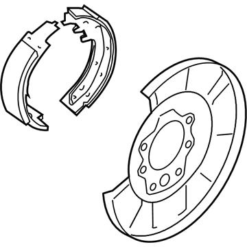 Nissan Sentra Brake Backing Plate - 44000-ET01A