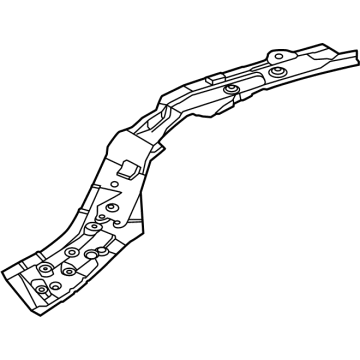 Nissan G45E0-6SABA EXTENSION-REAR FLOOR, FRONT RH