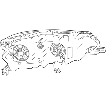 Nissan 26060-9HF0C HEADLAMP ASSY-LH