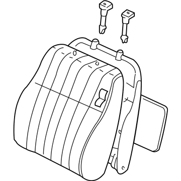 Nissan 87650-7Z100 Back Assy-Front Seat