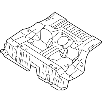 1999 Nissan Altima Floor Pan - 74512-9E030