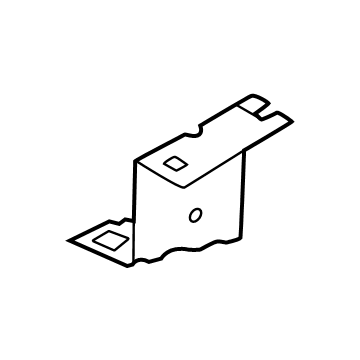 Nissan 50990-9BT0A BRACKET ASSY-FRONT UNDER COVER