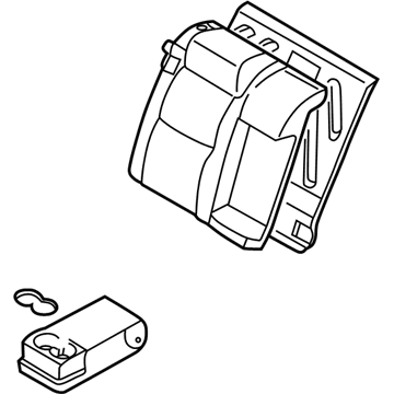 Nissan 88612-8J002 Back Assembly - Rear Seat R 60%