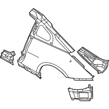 Nissan 350Z Fender - G8100-CD034