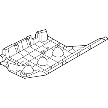 Nissan 74815-6SA0A Cover-Floor Under,LH