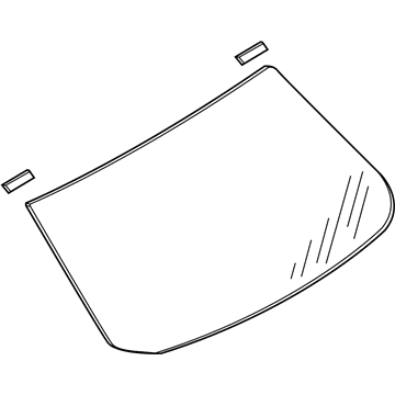 Nissan 79700-3AN0A Glass-Rear Window