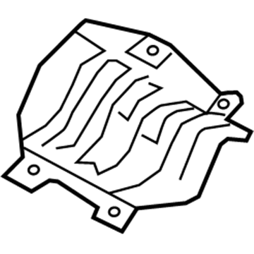 Nissan 74753-3JA0A INSULATOR Heat Front Floor